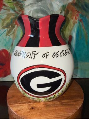 University of Georgia Magnolia Lane Collection Cabells Too Ceramic 9” Pitcher